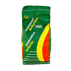 Thm houtskoolbriketten zak a 3kg