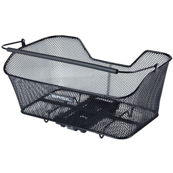 Afbeelding laden in galerijviewer, Basil fietsmand base xl achtermand mik 44 x 23 x 17 cm - zwart
