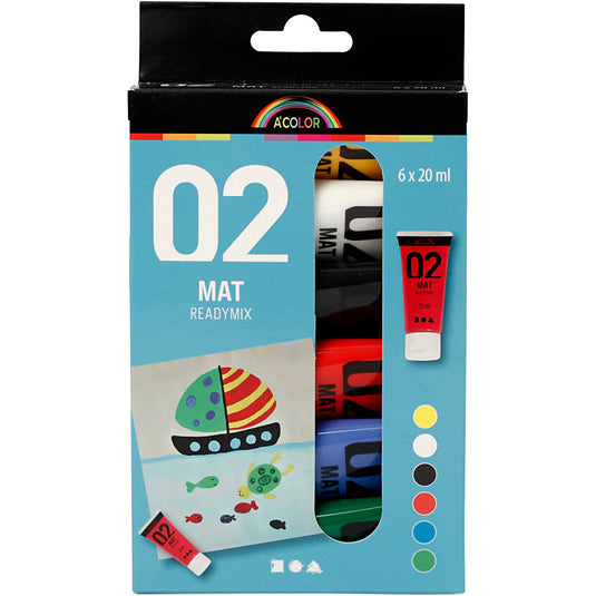 Https: www.cchobby.nl acrylverf-mat-standaardkleuren-6x20-ml-1-doos