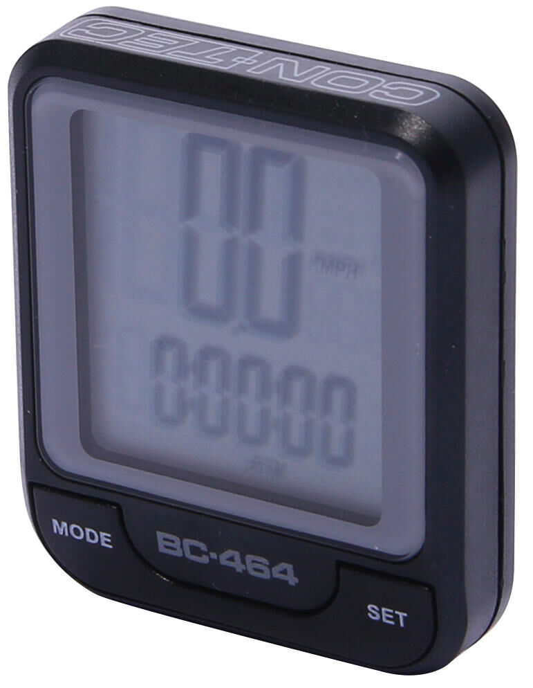 Afbeelding laden in galerijviewer, Contec fietscomputer cbc-464 ct computer cbc-464 wire, black coolgrey
