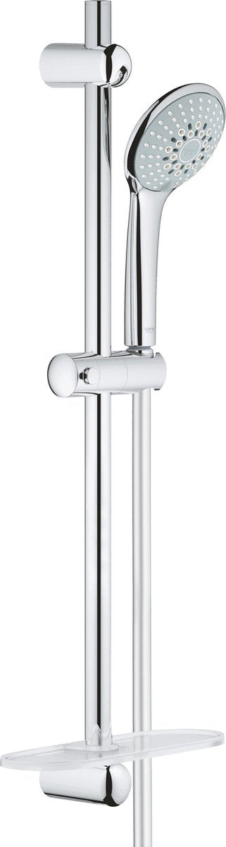 Grohe euphoria 110 champagne doucheset met douchestang (600 mm) - ø 11 cm - 3 straalsoorten - chroom