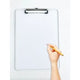 Klembord vk acryl folio 23x32cm transparant 120mm clip multifunctioneel