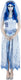 Smiffys - corpse bride, emily kostuum jurk - m - wit blauw