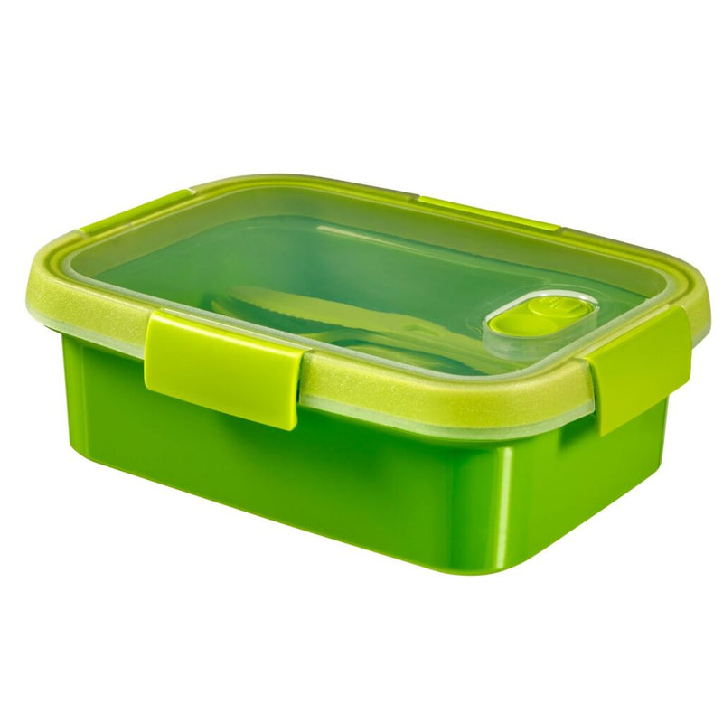Afbeelding laden in galerijviewer, Curver smart to go lunchbox 1l + bestekset

