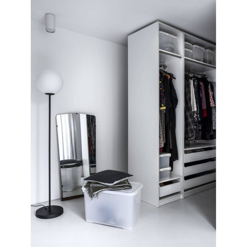 Afbeelding laden in galerijviewer, Curver handy+ opbergbox 50l transparant grijs wit
