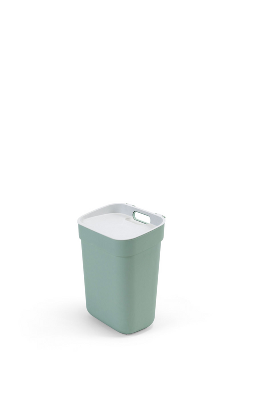 Curver ready to collect afvalbak 10l groen lichtgrijs