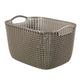 Curver opbergmand knit-look 19l bruin