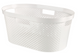 Curver infinity wasmand dots 40l - 100% recycled wit