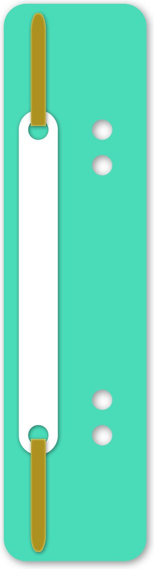 Kangaro snelhechterstrips - lichtgroen - 2-gaats - 38 x 148 mm - 100 stuks - snelhechter