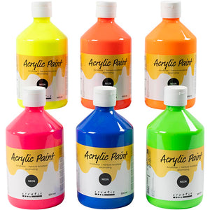 Https: www.cchobby.nl acrylverf-neon-neon-kleuren-6x500-ml-1-doos