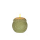 Ideas 4 seasons led kaars wax bloem parel groen ø9xh12cm