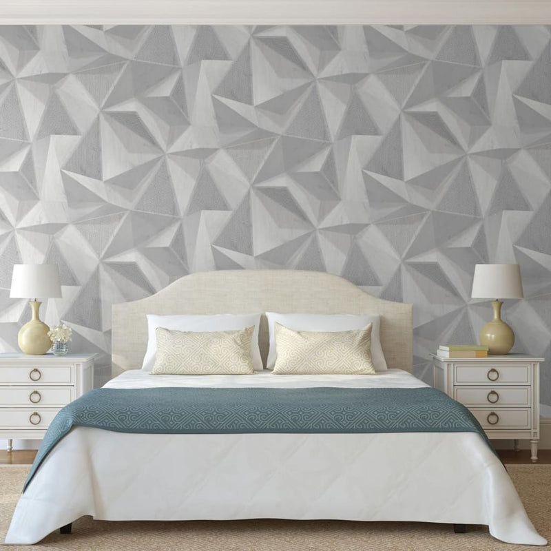 Afbeelding laden in galerijviewer, Dutch wallcoverings behang onyx lichtgrijs
