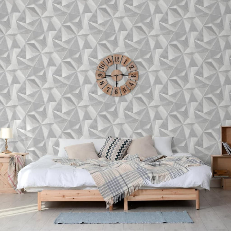 Afbeelding laden in galerijviewer, Dutch wallcoverings behang onyx lichtgrijs
