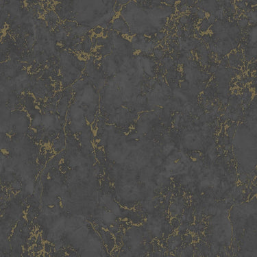 Dutch wallcoverings behang marble zwart en goud