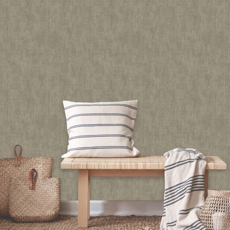 Afbeelding laden in galerijviewer, Dutch wallcoverings behang effen grijs-bruin
