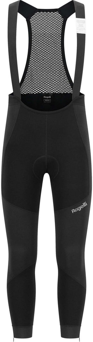 Rogelli artico heren lange fietsbroek - met bretels en zeem - zwart