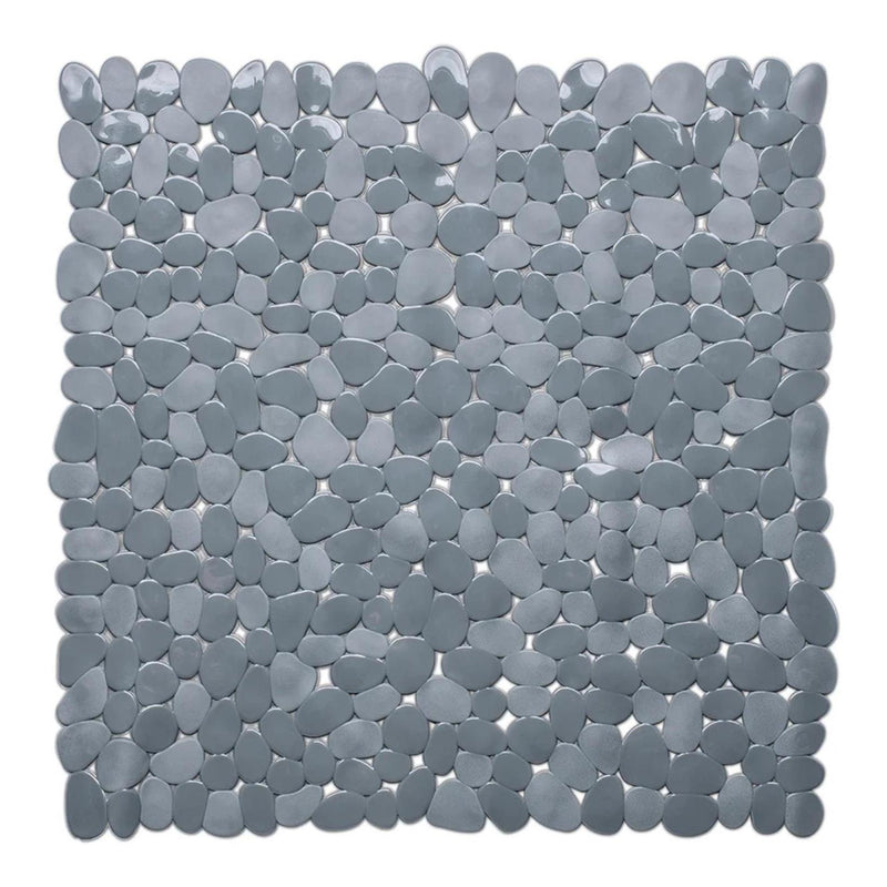 Afbeelding laden in galerijviewer, Wicotex douchemat antislip stones 53x53cm grijs
