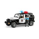 Bruder auto jeep politie wrangler rubicon unlimited licht en geluid