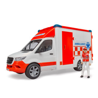 Afbeelding laden in galerijviewer, Bruder mercedes sprinter ambulance met ambulancebroeder - licht geluid - 2676
