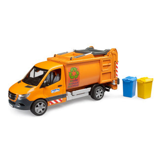 Afbeelding laden in galerijviewer, Bruder mercedes benz sprinter gemeentelijke afvalverwijdering kant-en-klaar model bedrijfswagen(model)
