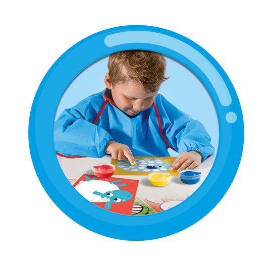 Ses my first - vingerafdruk verf kunstwerk