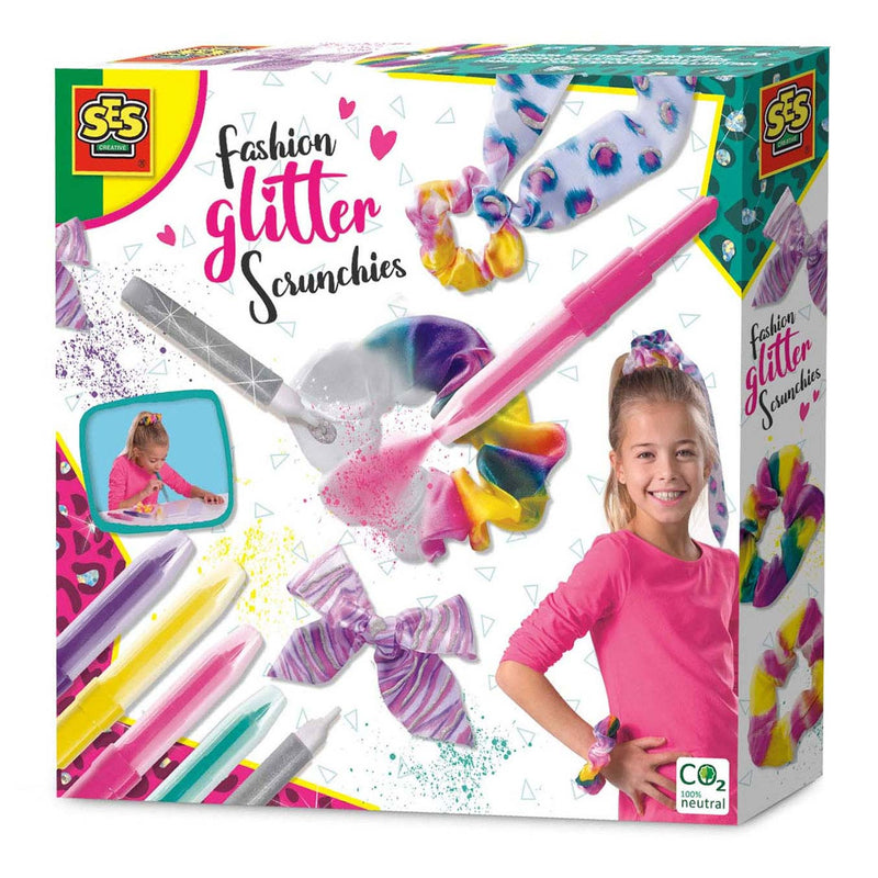 Afbeelding laden in galerijviewer, SES Fashion Glitter Scrunchies
