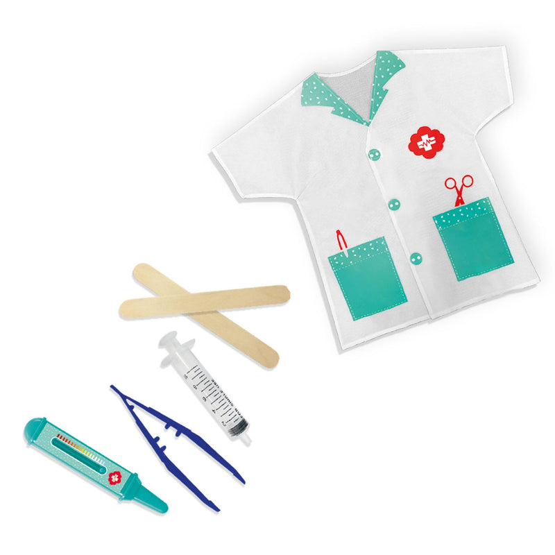 Afbeelding laden in galerijviewer, SES Petit Pretenders Verkleedkledingset Dokter
