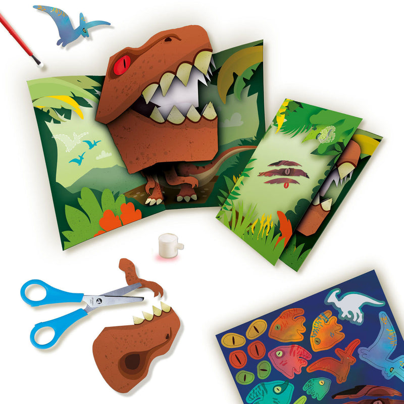 Afbeelding laden in galerijviewer, SES Pop-up Kaarten Dino's

