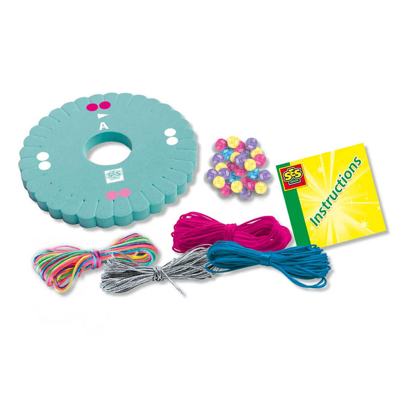 Afbeelding laden in galerijviewer, Ses creative - hobby pink - bff vriendschapsarmbandjes - knutselen meisjes - armbanden maken - 4 kleuren - vanaf 5 jaar
