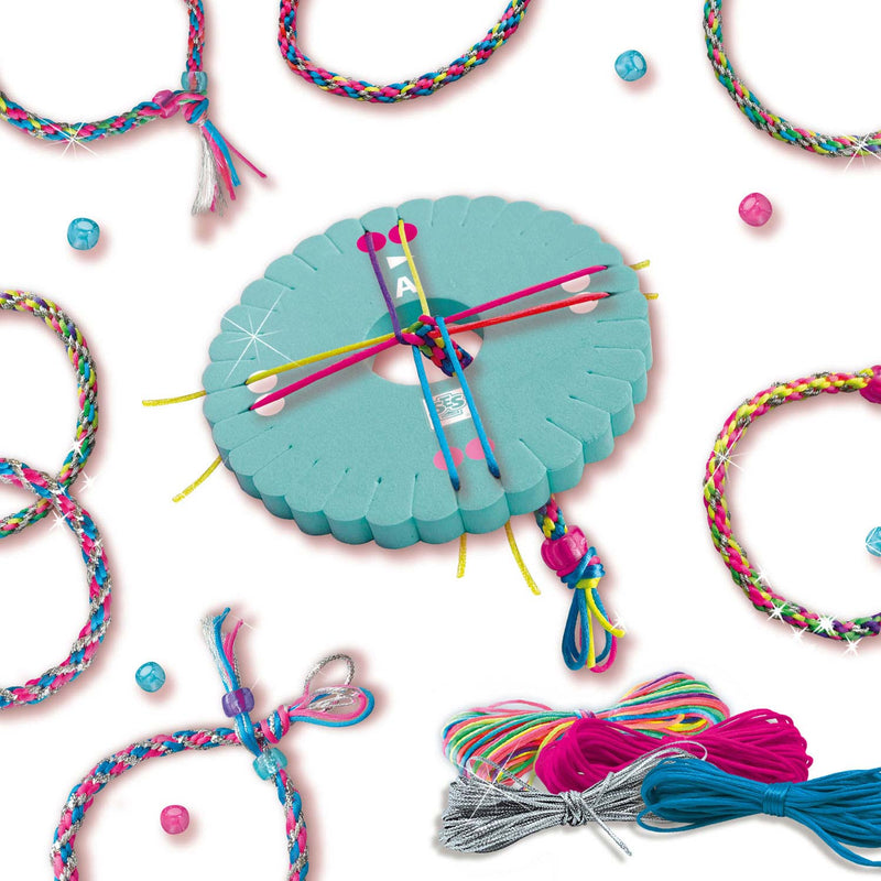 Afbeelding laden in galerijviewer, Ses creative - hobby pink - bff vriendschapsarmbandjes - knutselen meisjes - armbanden maken - 4 kleuren - vanaf 5 jaar
