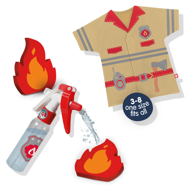 Afbeelding laden in galerijviewer, SES Petit Pretenders Verkleedkledingset Brandweer
