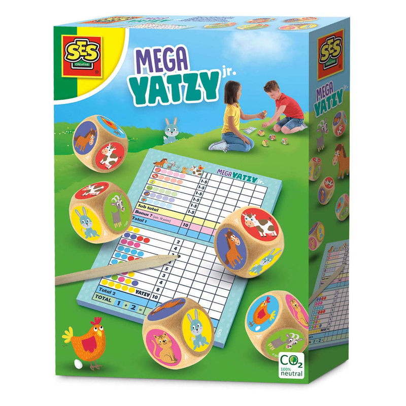 Afbeelding laden in galerijviewer, SES Mega Yatzy Junior Kinderbordspel
