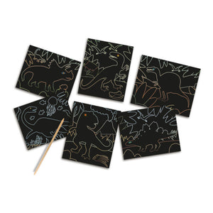 Ses glow in the dark scratch - dinos