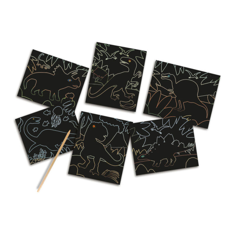 Afbeelding laden in galerijviewer, Ses creative ses glow in the dark scratch - dino's

