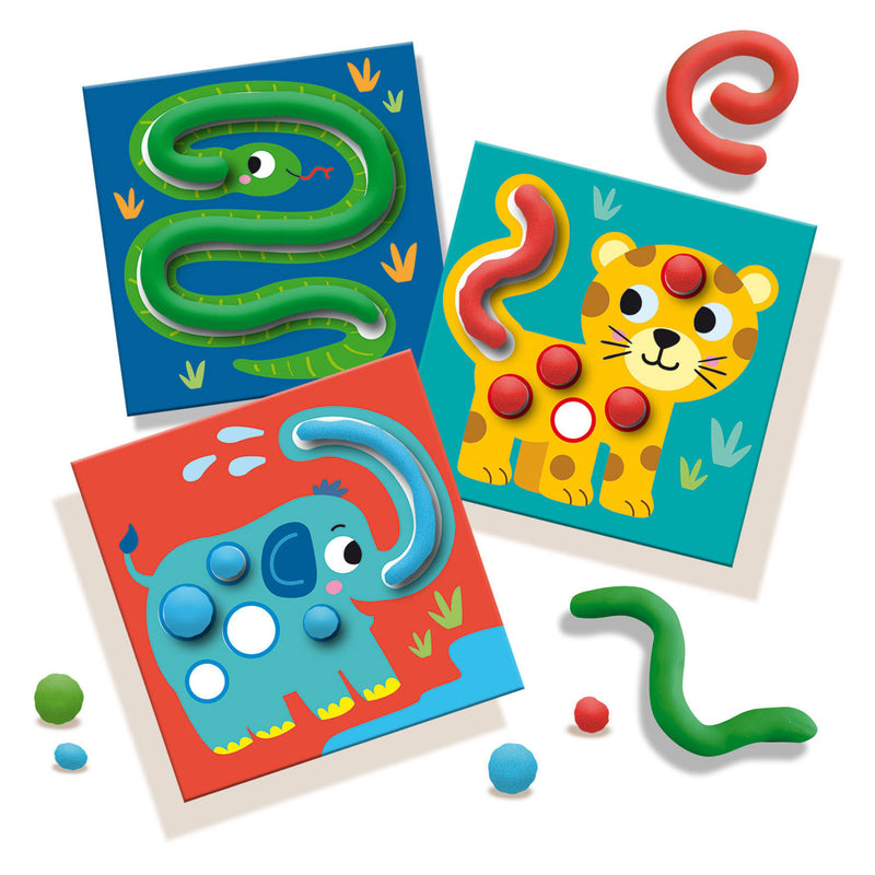 Afbeelding laden in galerijviewer, SES My First My First - Klei Opdrachtkaarten Dieren
