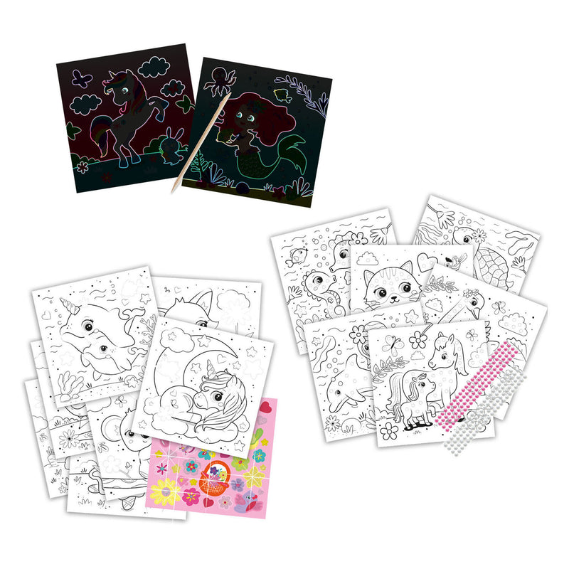 Afbeelding laden in galerijviewer, Ses creative ses doe kleurboek glitter 3 in 1
