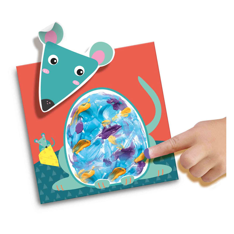Afbeelding laden in galerijviewer, Ses my first - vingerverf dieren
