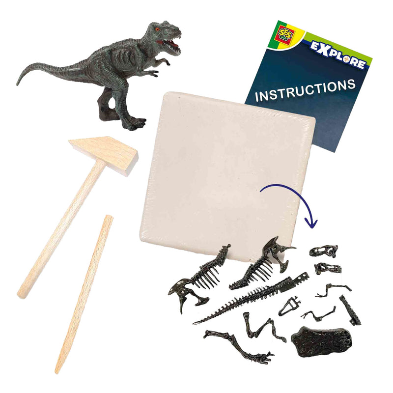 Afbeelding laden in galerijviewer, Ses explore dino en skelet opgraven 2in1 - t-rex
