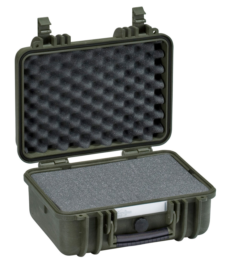 Afbeelding laden in galerijviewer, Explorer cases 3317hl koffer groen met plukschuim
