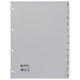 Monthly divider hetzel 256585 grijs pp (polypropeen)