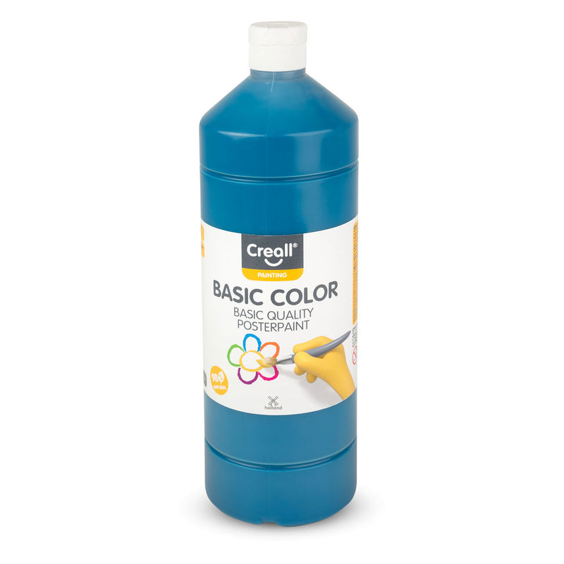 Afbeelding laden in galerijviewer, Creall schoolverf turquoise, 1 liter

