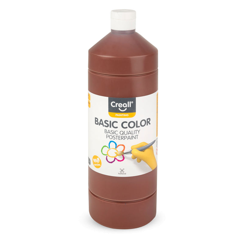 Afbeelding laden in galerijviewer, Creall schoolverf donkerbruin, 1 liter
