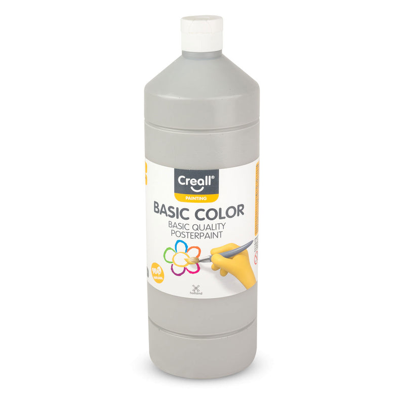 Afbeelding laden in galerijviewer, Creall schoolverf grijs, 1 liter
