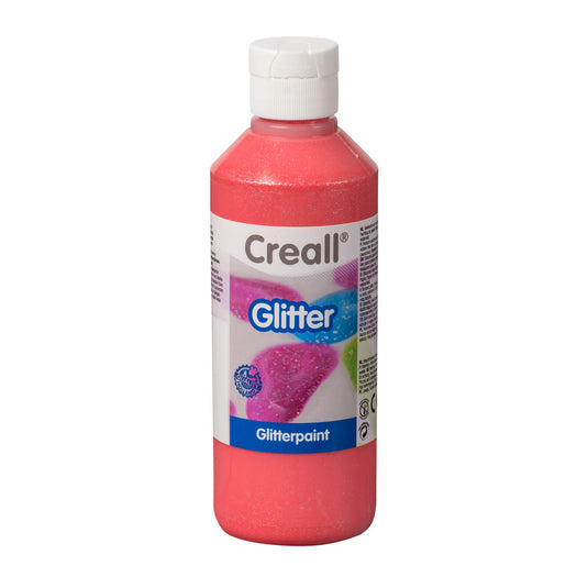 Creall glitterverf rood, 250ml