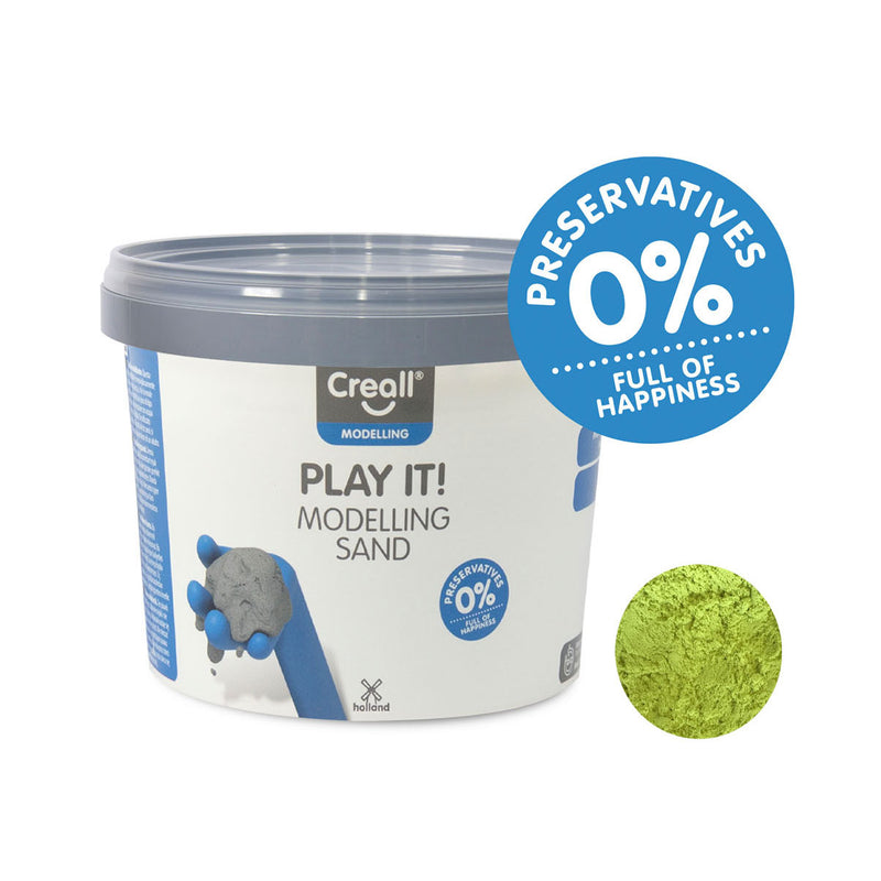 Afbeelding laden in galerijviewer, Creall play it speelzand geel, 750gr.
