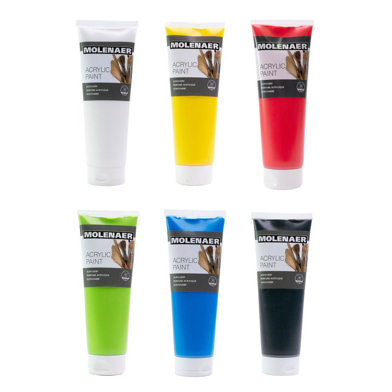 Afbeelding laden in galerijviewer, Molenaer Acrylverf, 6x250ml
