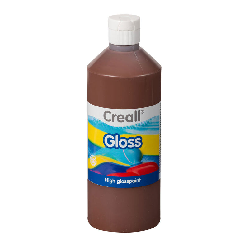 Afbeelding laden in galerijviewer, Creall gloss glansverf bruin, 500ml
