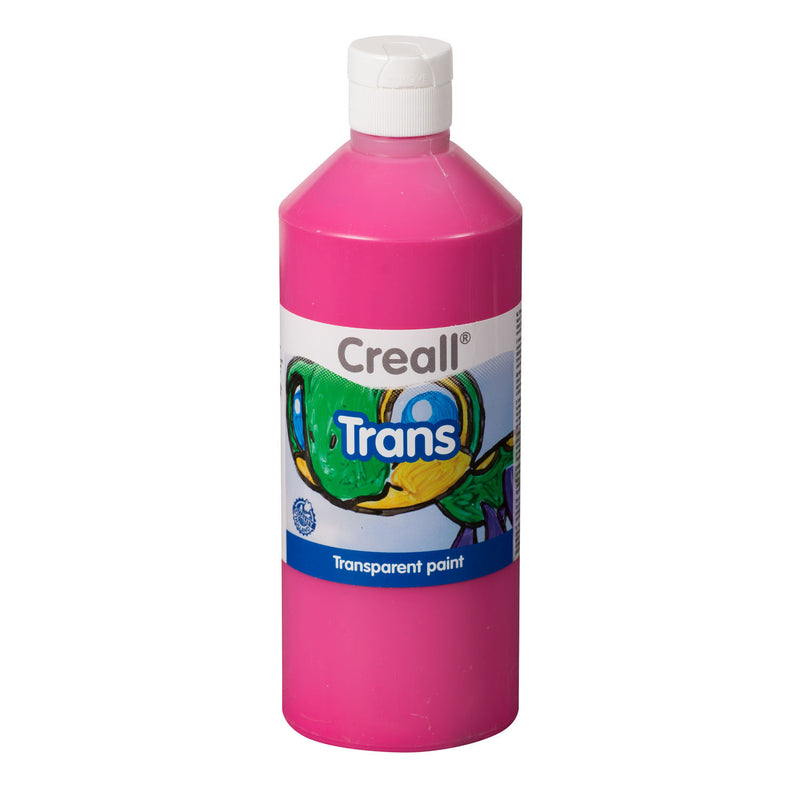 Afbeelding laden in galerijviewer, Creall transparante verf roze, 500ml
