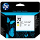 Printkop hp c9384a matzwart, geel