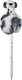 Kangaro balpen met hondenkop en bont - display 24 stuks - k-pm940091